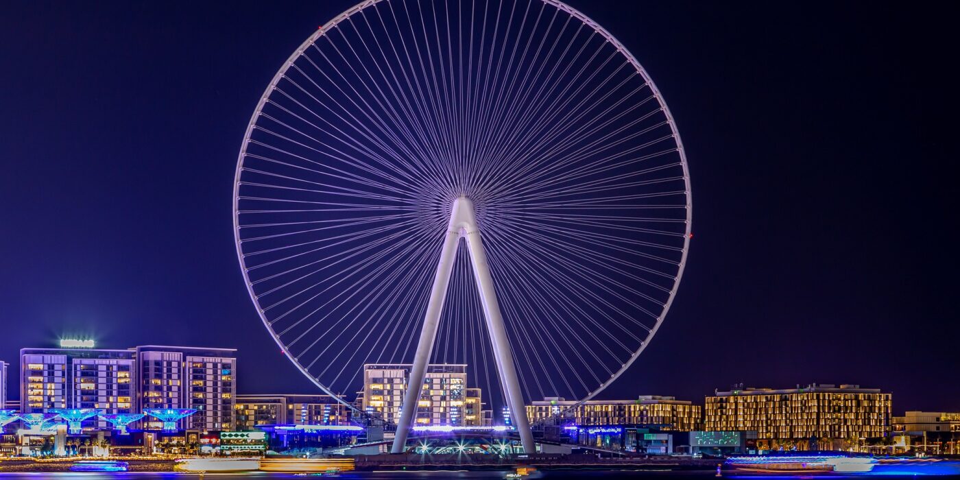 Dubai ferris wheel london eye